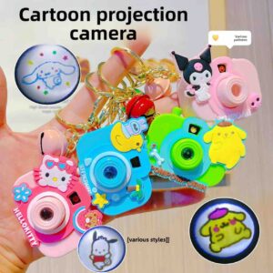 Whaakart Cartoon Camera Projector Keychain