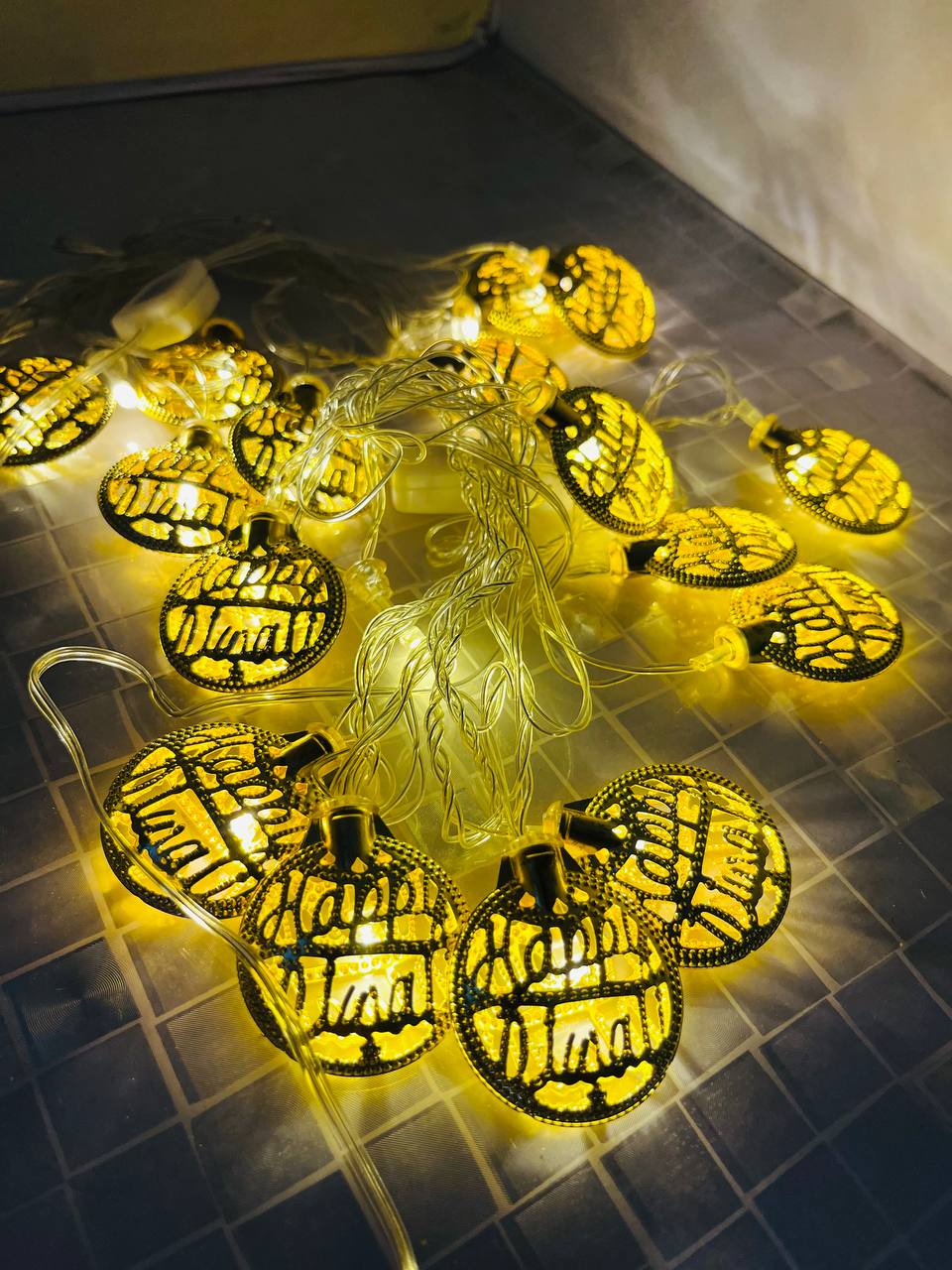 Golden Happy Diwali LED Light (Imported)