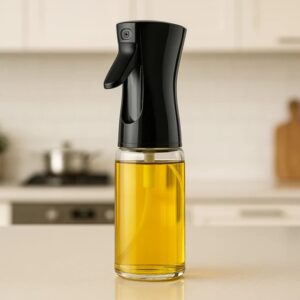 Glass Premium Oil Spray Bottle - (300 Ml Approx 1 Pc)