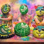 Holi Kids Funny Mask