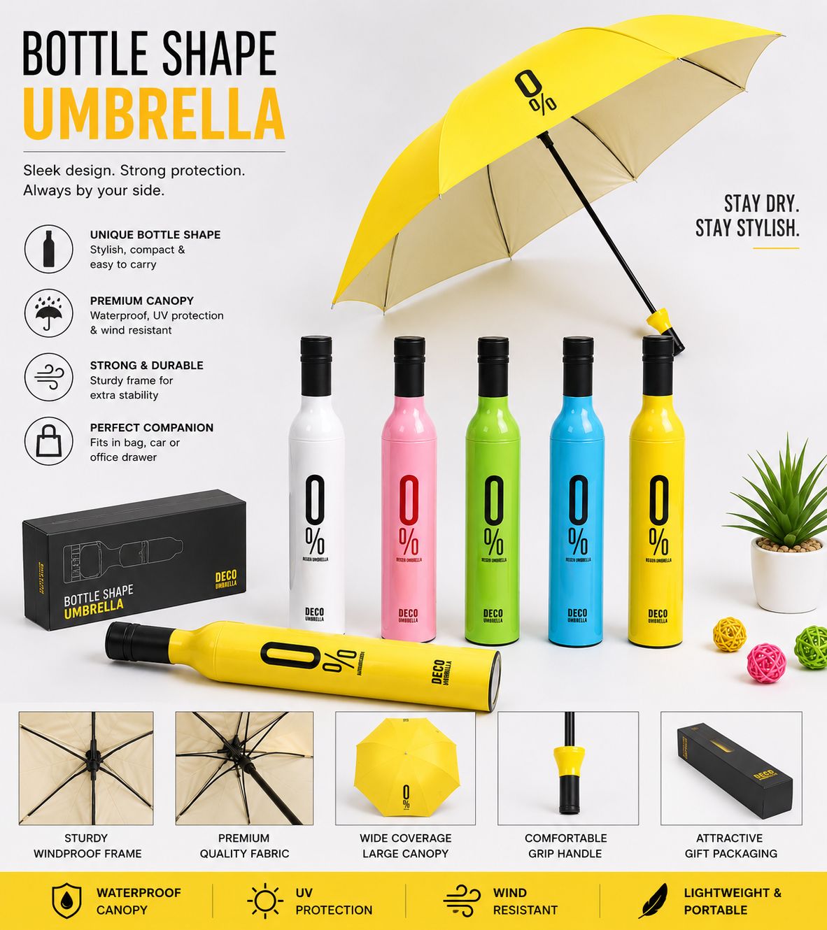 Bottle Umbrella (Imported)